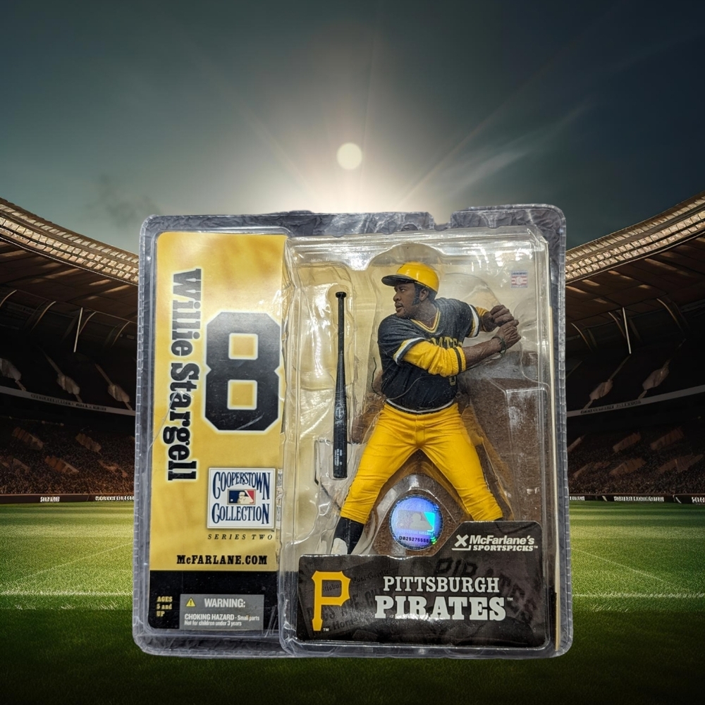 NIB Willie Stargell Pittsburgh Pirates McFarlane Figure Cooperstown Collection